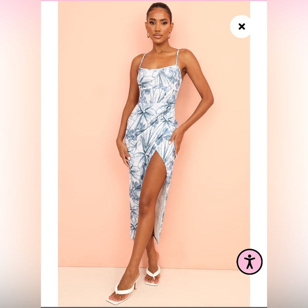 Floral midi dress